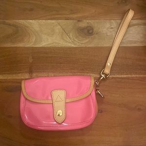 Dooney & Bourke Pink Patent Leather Wristlet - Y2K